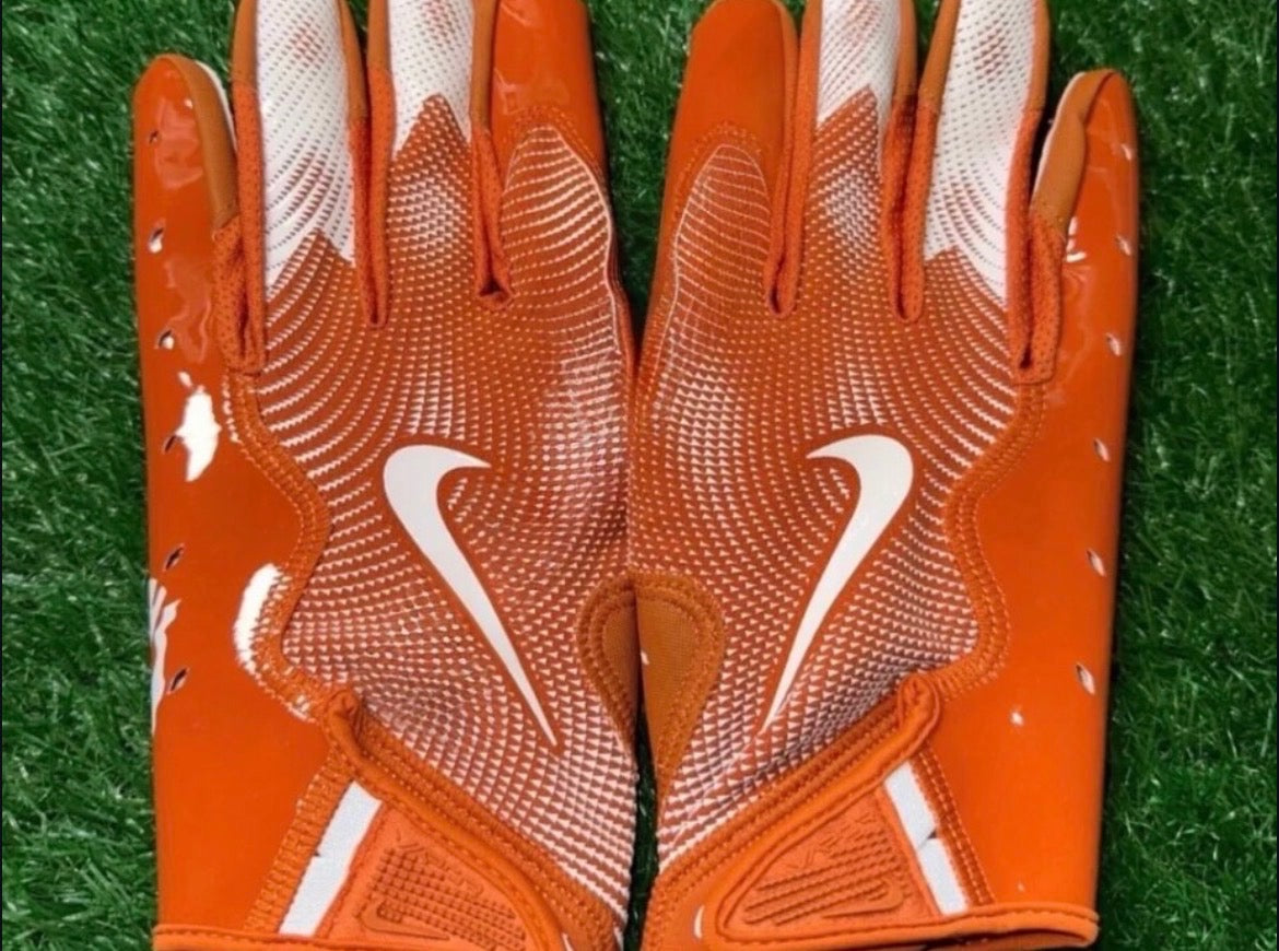 Texas football gloves
