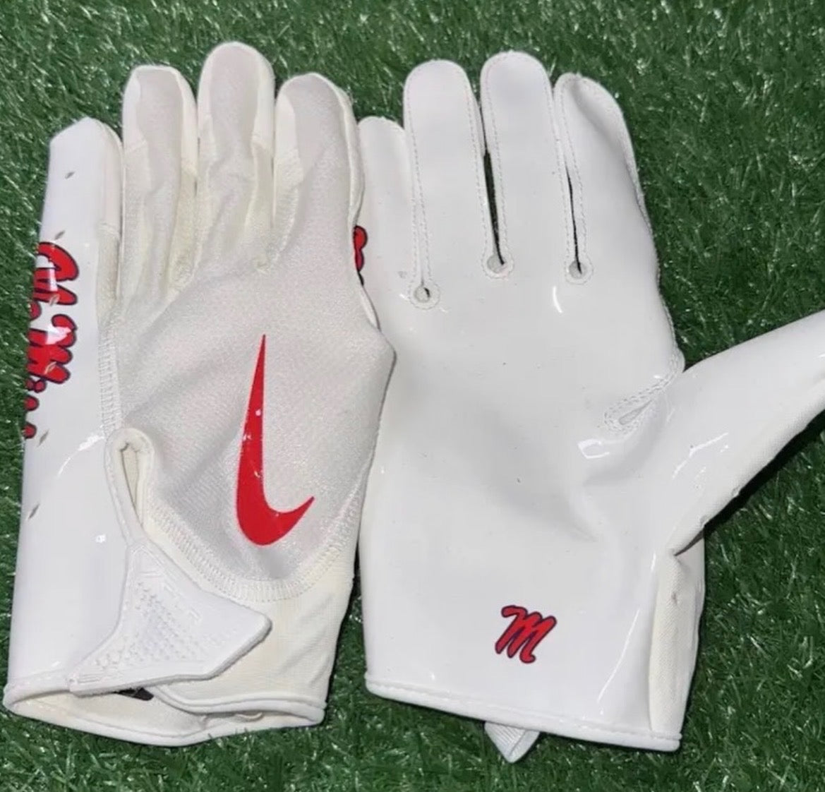ole miss Football gloves