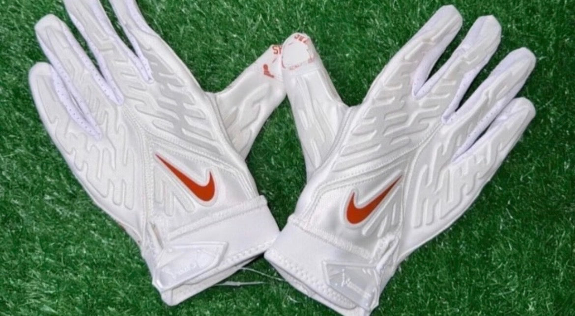 Texas football gloves