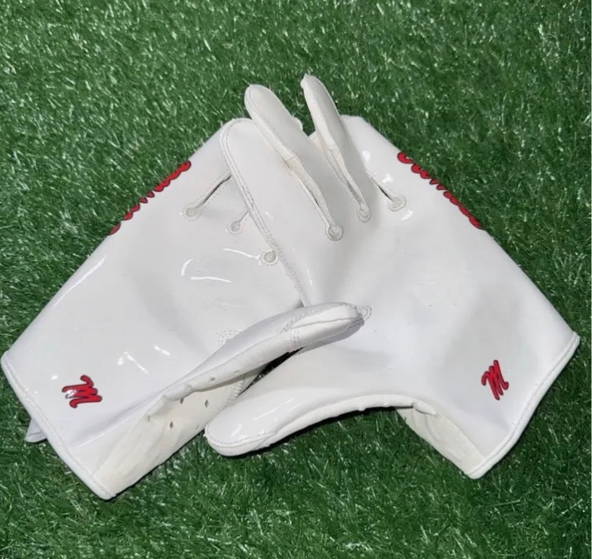 ole miss Football gloves